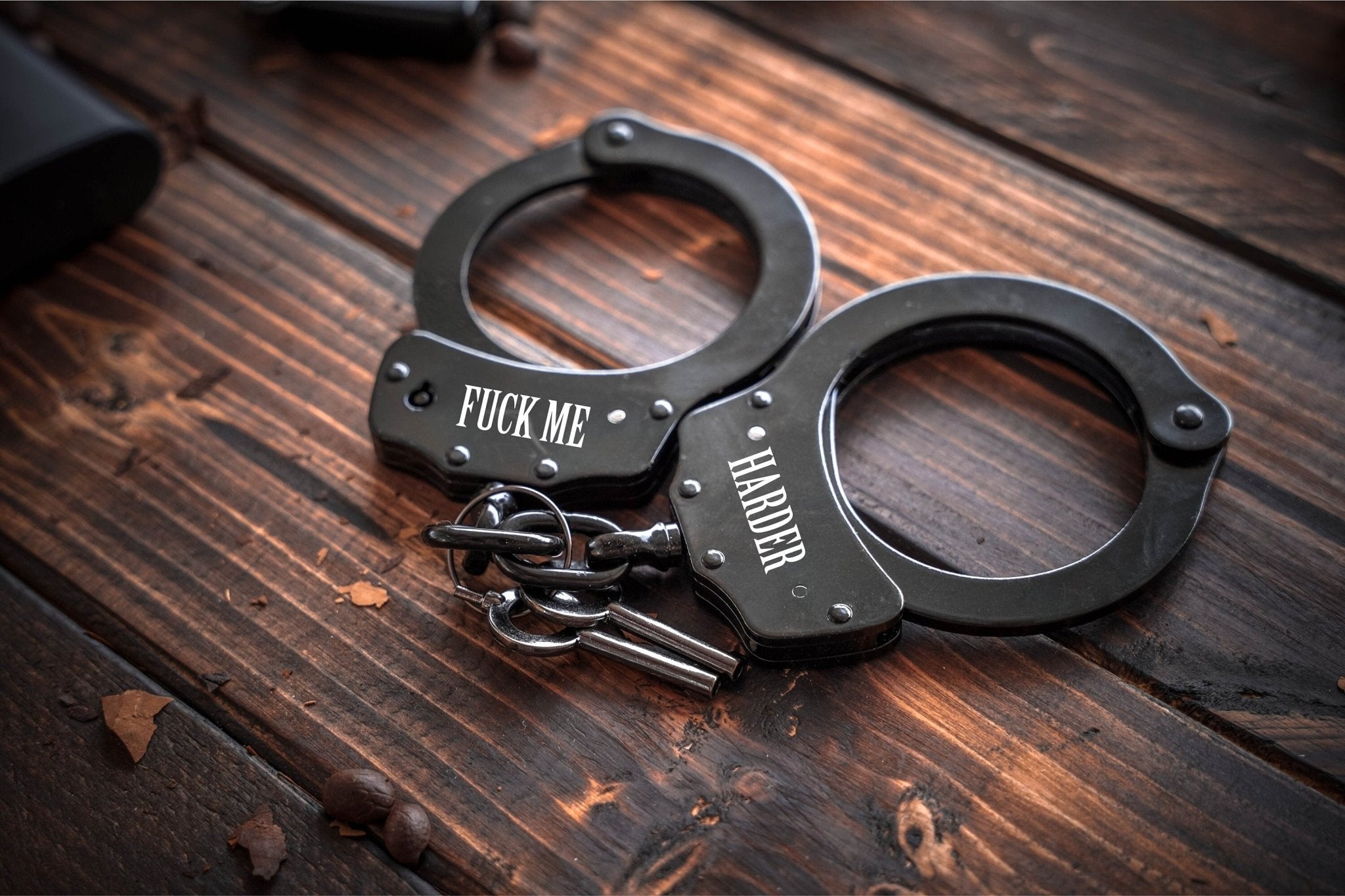 Personalized Engraved Handcuffs - Couples Gift  The Steeplechase