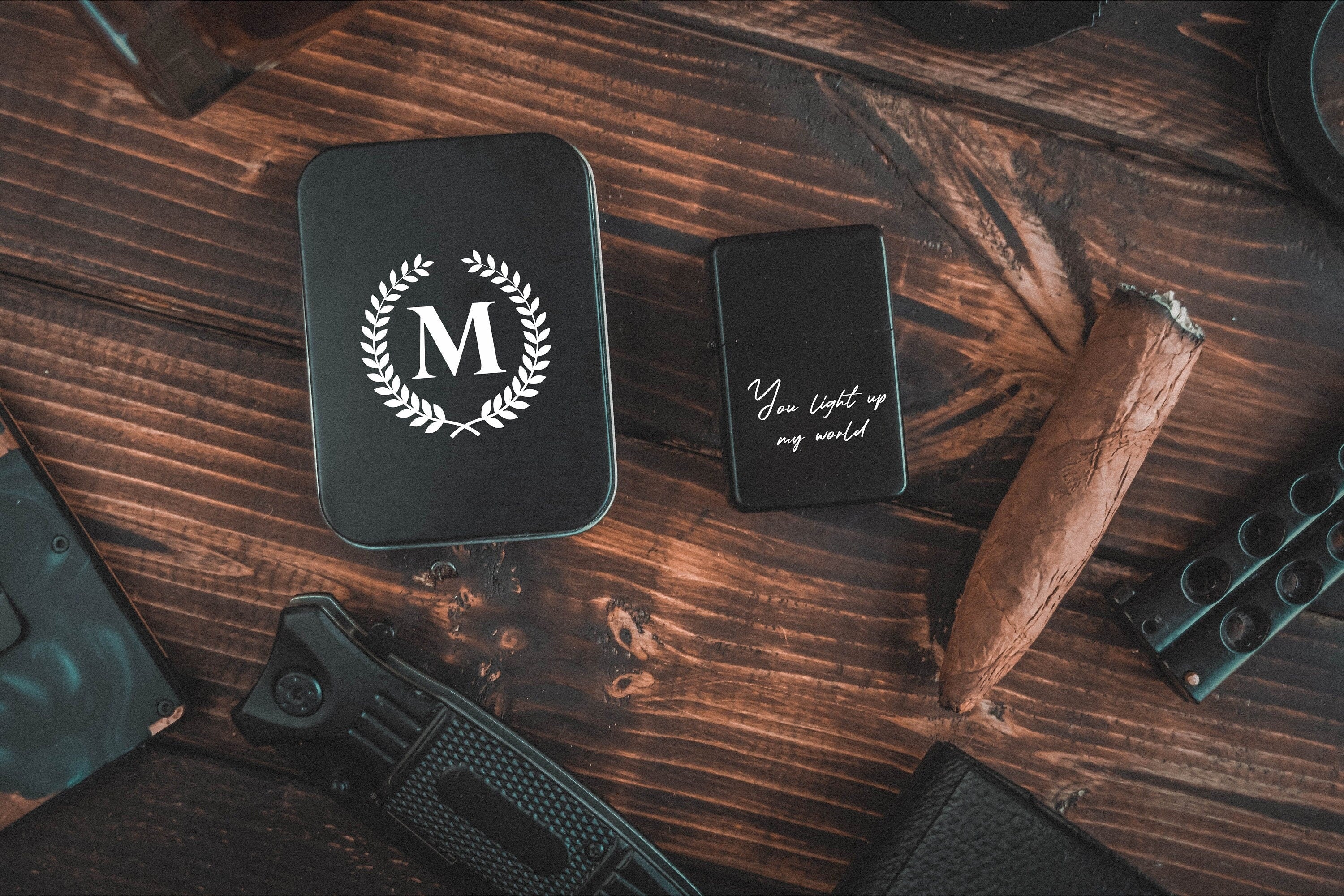 Personalized Black Lighter