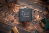 Black Hip Flask